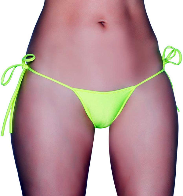 Tie Side Bikini Bottom Thong Panties Roma  SJTie