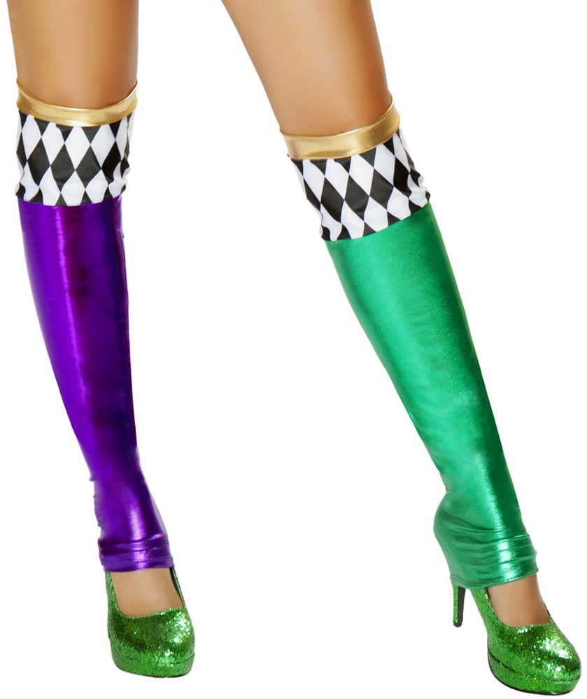 Green/purple Jester Leggings Roma  ST4723 Main image