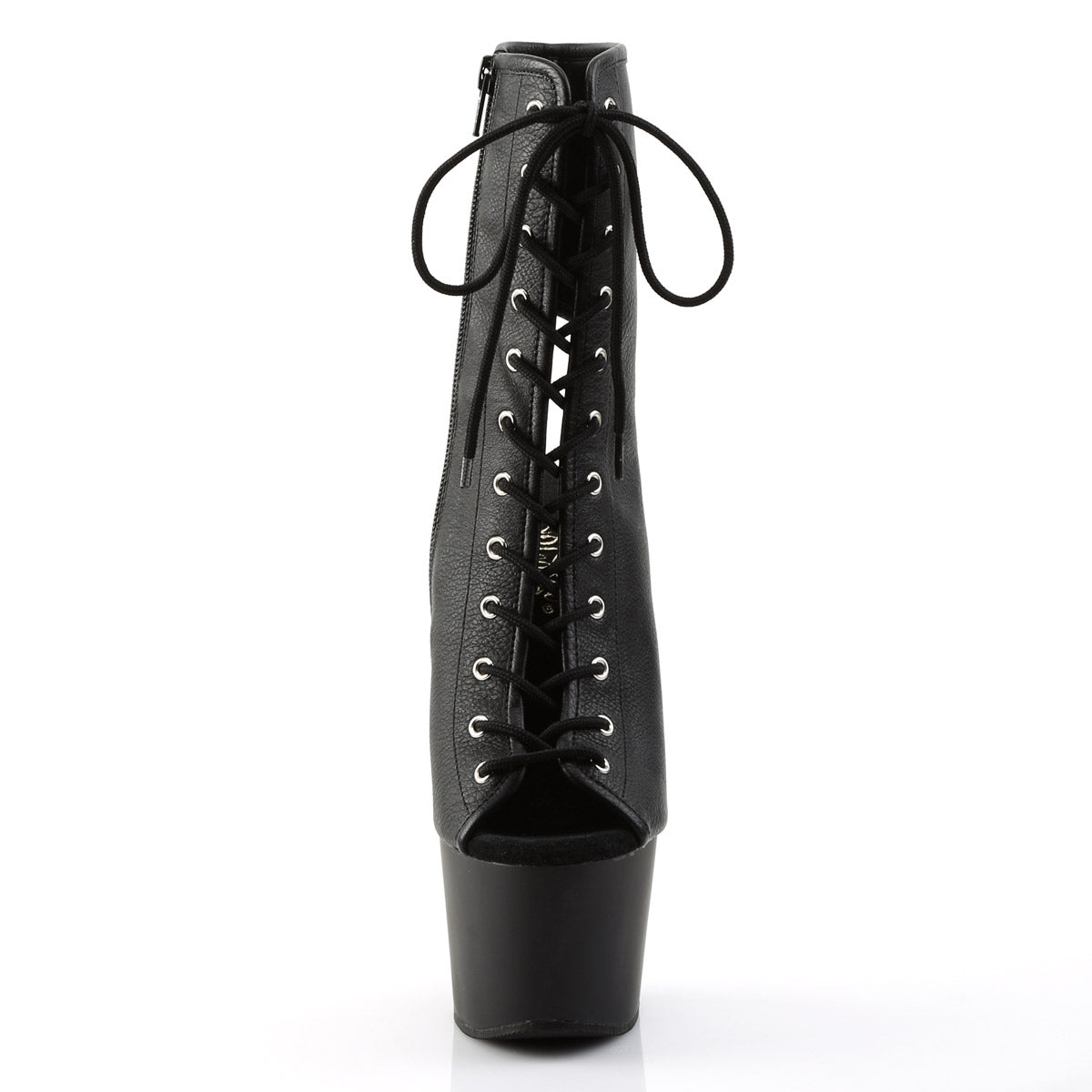 Pleaser 7" Heel, 2 3/4" Pf Open Toe/Back Ankle Boot, Side Zip ADORE/1016 Secondary image
