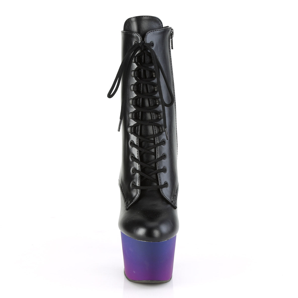 Pleaser Adore 7" Heel 2 3/4" Platform Lace-Up Ankle Boots for Women Secondary image