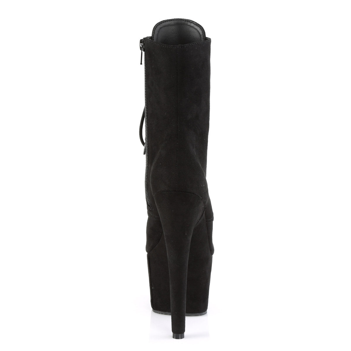 7" Heel, 2 3/4" PF Lace-Up Ankle Boot, Side Zip Pleaser Pleaser ADORE/1020FS