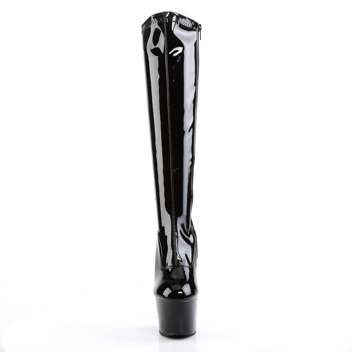 Pleaser Adore-2000 Side Zip Stretch Knee High Platform Boots with 7-Inch Heel Secondary image