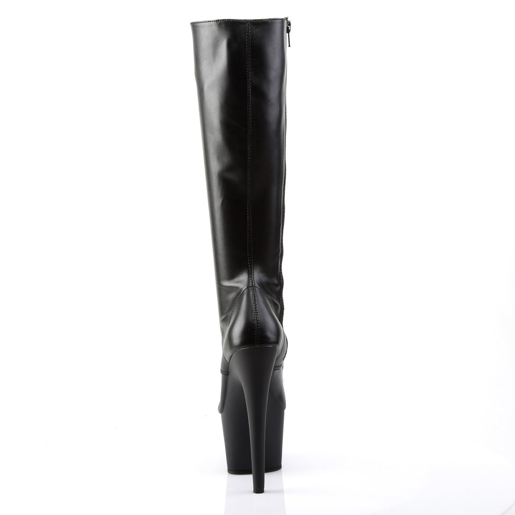 Sexy Provocateur Stiletto Heels Lace Up Zipper Knee High Boots Shoes Pleaser Pleaser ADORE/2023