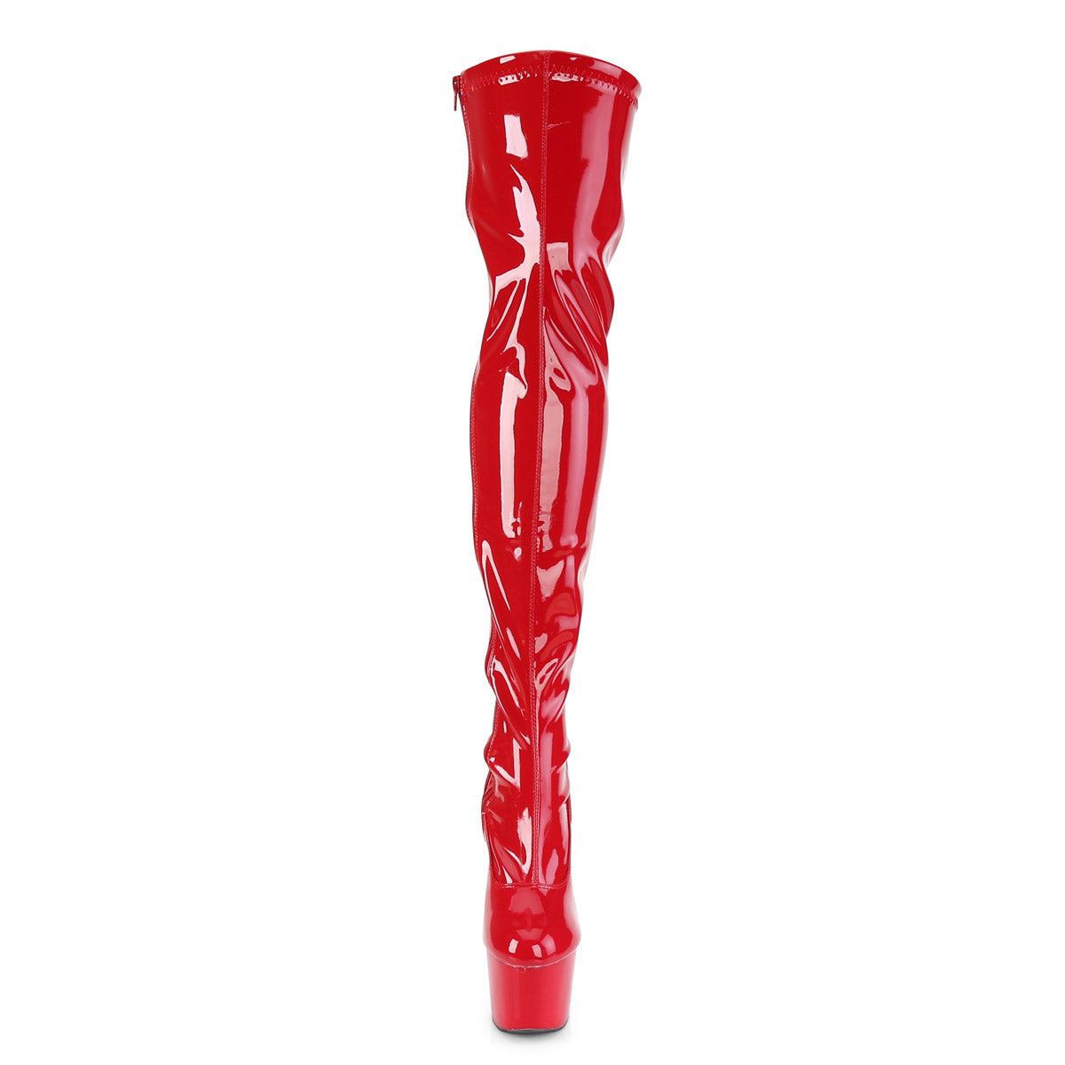 7" Heel, 2 3/4" PF Stretch Thigh Boot, Side Zip Pleaser Pleaser ADORE/3000