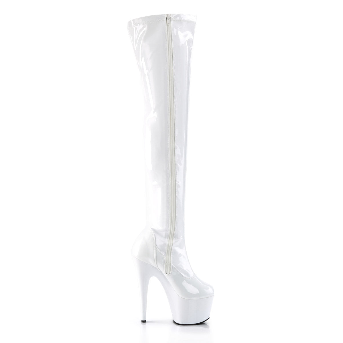 7" Heel, 2 3/4" PF Stretch Thigh Boot, Side Zip Pleaser Pleaser ADORE/3000