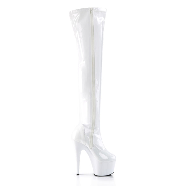 7" Heel, 2 3/4" PF Stretch Thigh Boot, Side Zip Pleaser Pleaser ADORE/3000