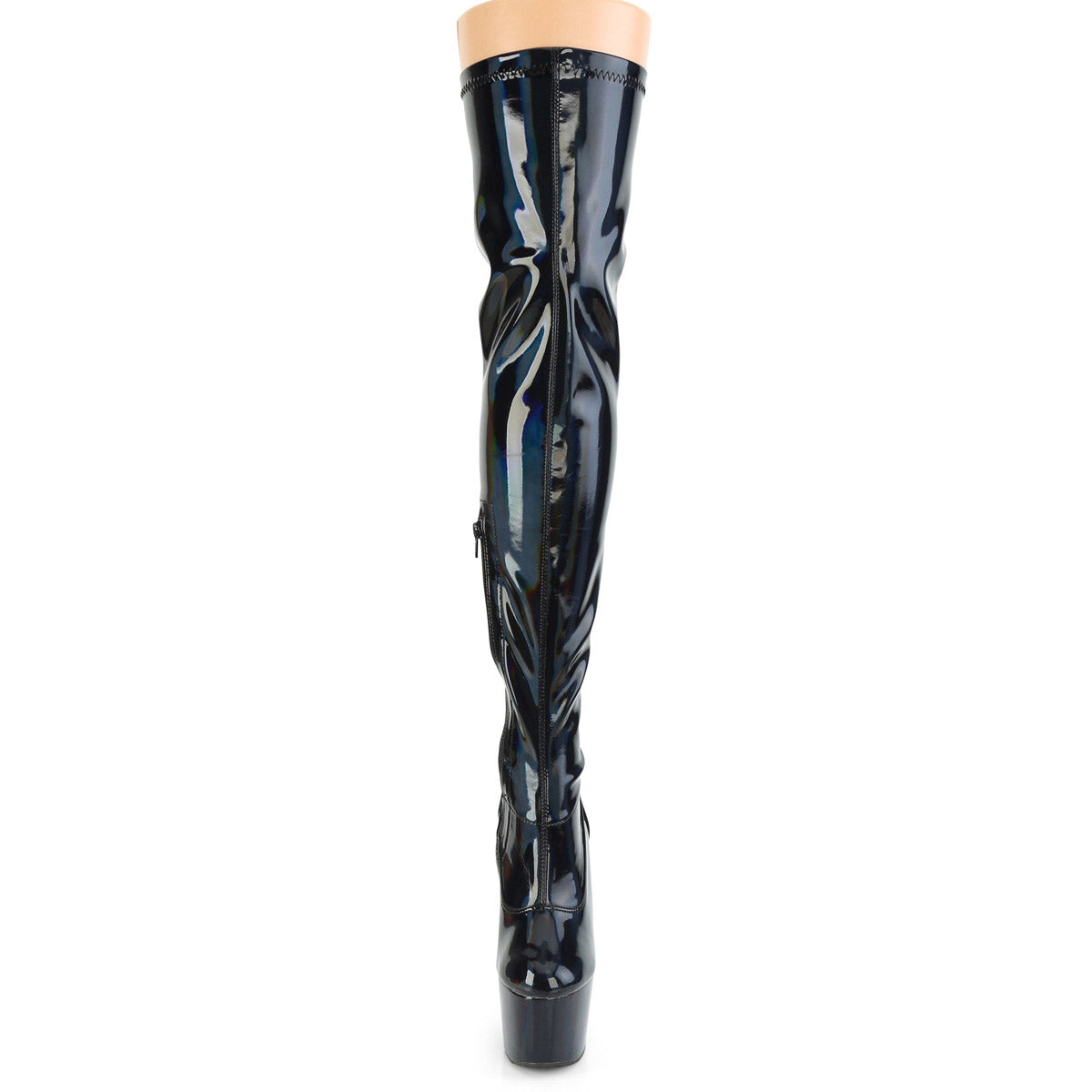 7" Heel, 2 3/4" Pf Stretch Thigh Boot, Side Zip Pleaser Pleaser ADORE/3000HWR