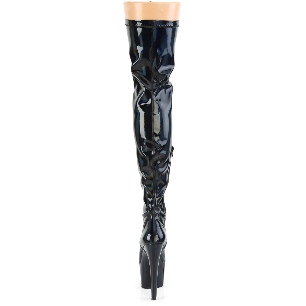 7" Heel, 2 3/4" Pf Stretch Thigh Boot, Side Zip Pleaser Pleaser ADORE/3000HWR
