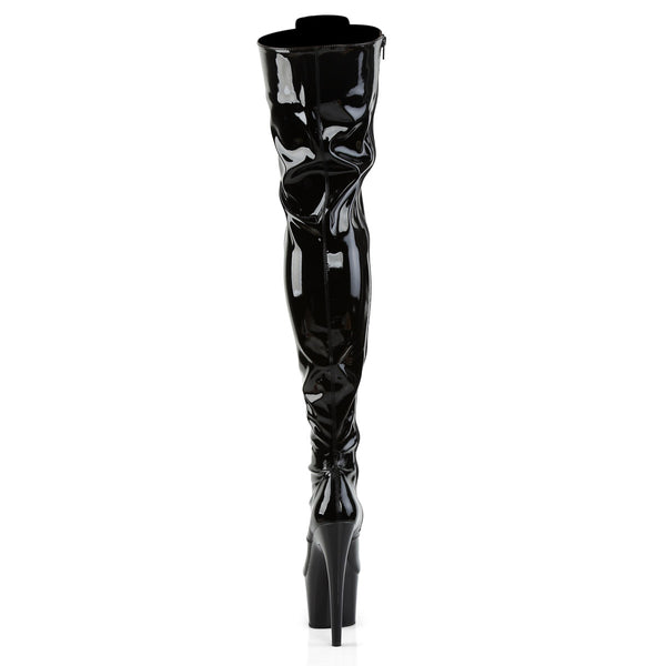 7" Heel, 2 3/4" Pf Stretch Pf Thigh Boot, Side Zip Pleaser Pleaser ADORE/3023