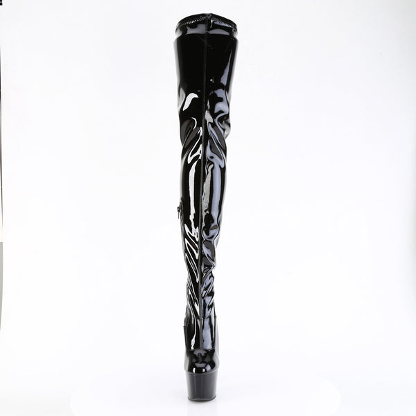 7" Heel, 2 3/4" Pf Stretch Crotch Boot, Side Zip Pleaser Pleaser ADORE/4000