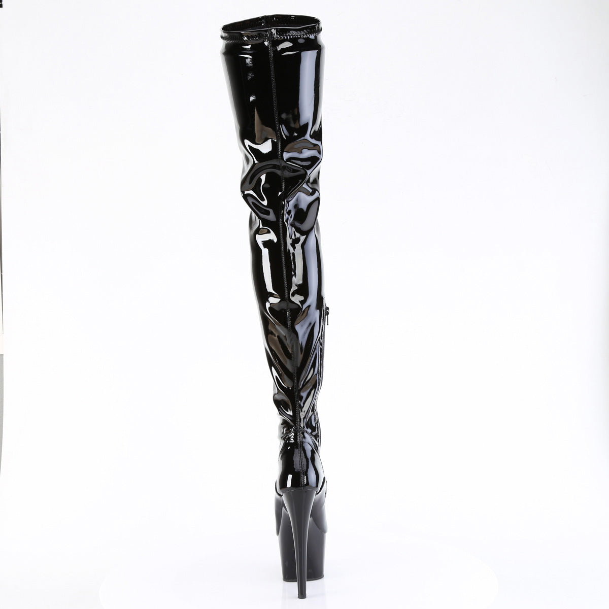 7" Heel, 2 3/4" Pf Stretch Crotch Boot, Side Zip Pleaser Pleaser ADORE/4000