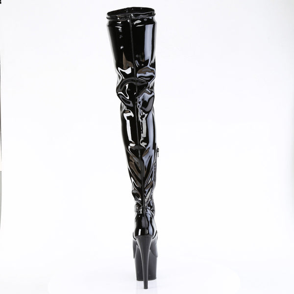 7" Heel, 2 3/4" Pf Stretch Crotch Boot, Side Zip Pleaser Pleaser ADORE/4000