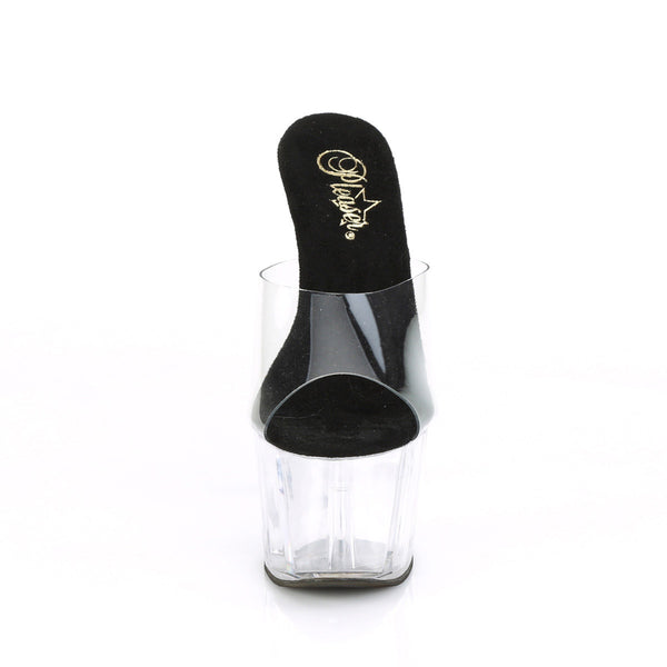 7" Heel, 2 3/4" Pf Slide Pleaser Pleaser ADO701/C/B/C