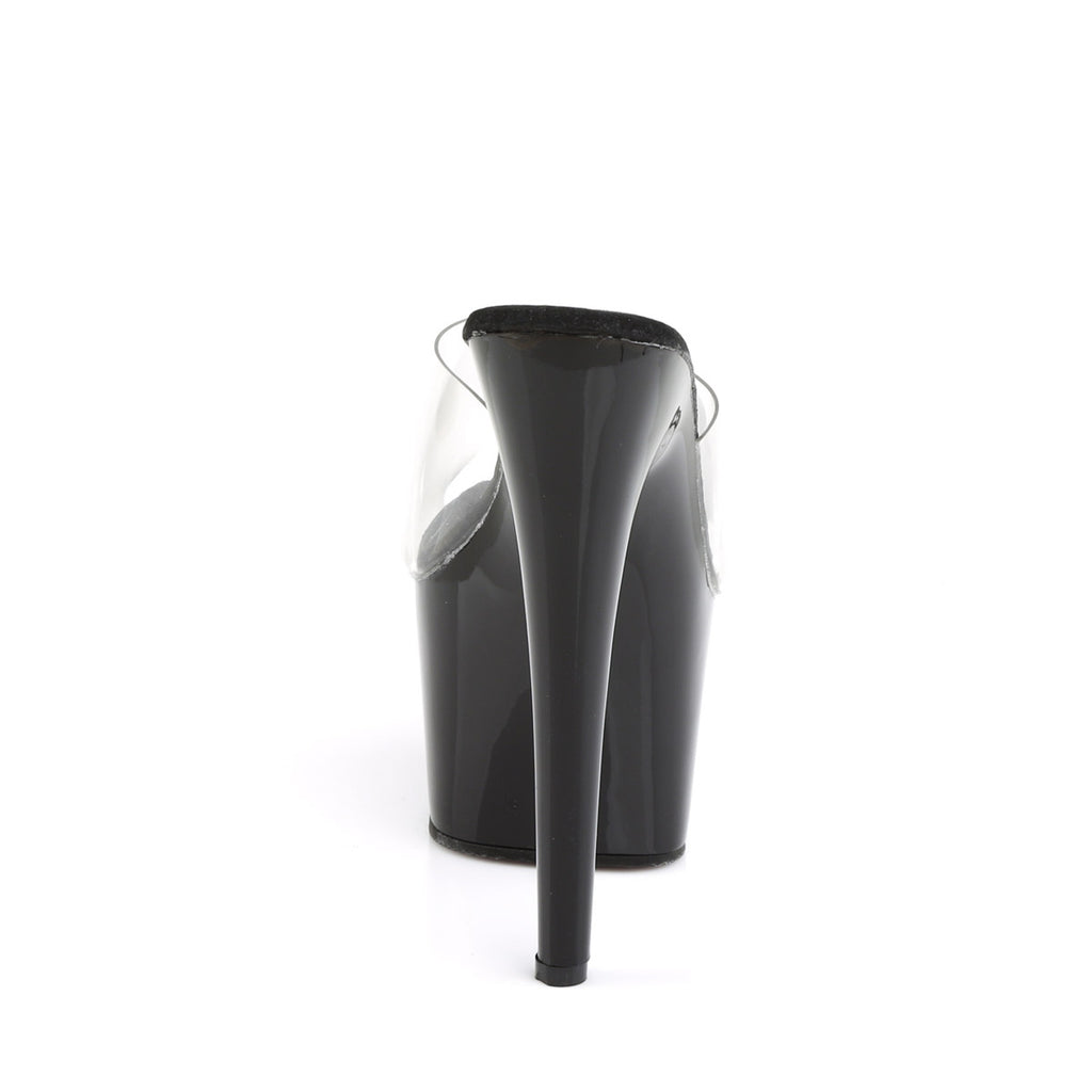 7" Heel, 2 3/4" PF Peep Toe Slide Pleaser  ADORE/701