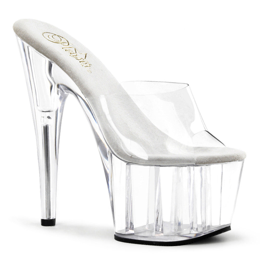 7" Heel, 2 3/4" PF Peep Toe Slide Pleaser  ADORE/701