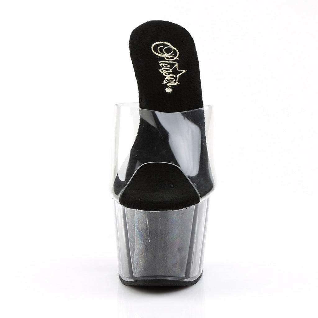 Hot Glitter Platform Slip On Mule Stripper Stiletto High Heels Shoes Pleaser Pleaser ADORE/701G