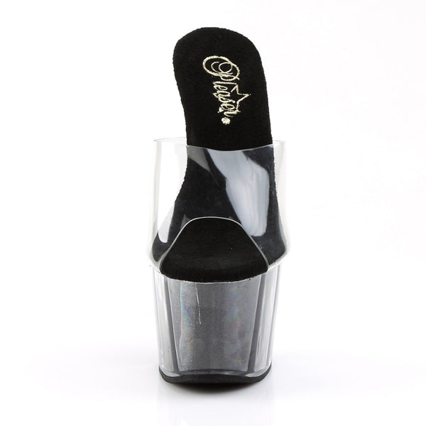 Hot Glitter Platform Slip On Mule Stripper Stiletto High Heels Shoes Pleaser Pleaser ADORE/701G