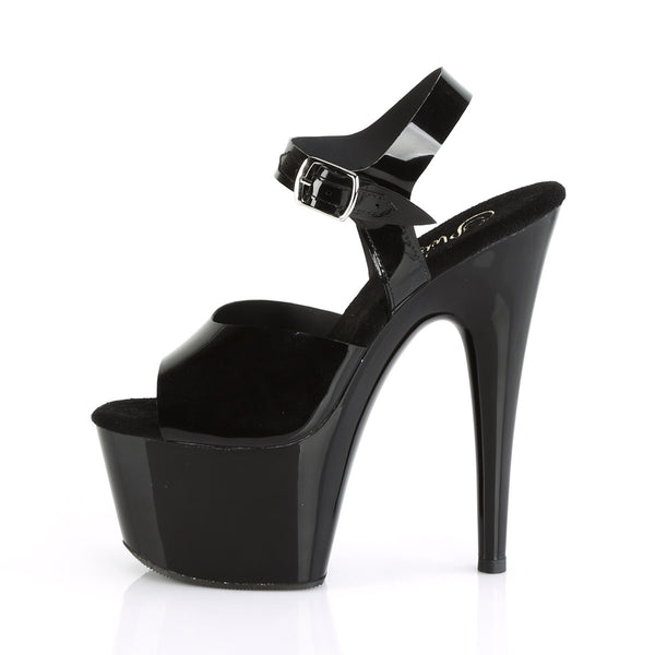 7" Heel, 2 3/4" PF Ankle Strap Sandal Pleaser Pleaser ADORE/708N