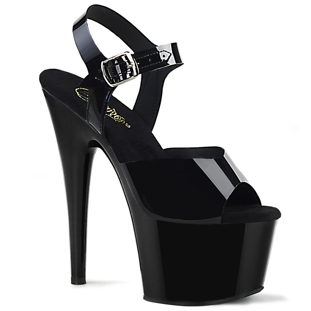 7" Heel, 2 3/4" PF Ankle Strap Sandal Pleaser Pleaser ADORE/708N