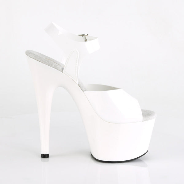 7" Heel, 2 3/4" PF Ankle Strap Sandal Pleaser Pleaser ADORE/708N