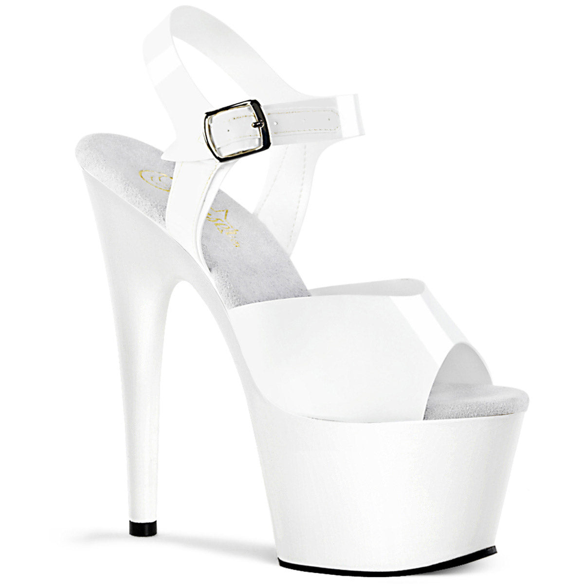 7" Heel, 2 3/4" PF Ankle Strap Sandal Pleaser Pleaser ADORE/708N