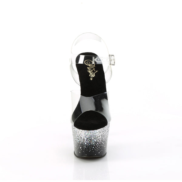 7" Heel, 2 3/4" Pf Ankle Strap Sandal Pleaser Pleaser ADORE/708SS