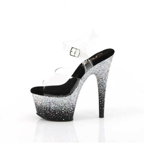 7" Heel, 2 3/4" Pf Ankle Strap Sandal Pleaser Pleaser ADORE/708SS