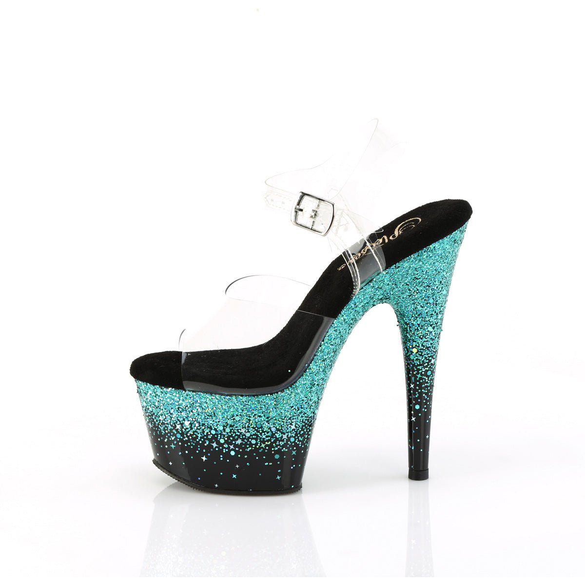 7" Heel, 2 3/4" Pf Ankle Strap Sandal Pleaser Pleaser ADORE/708SS