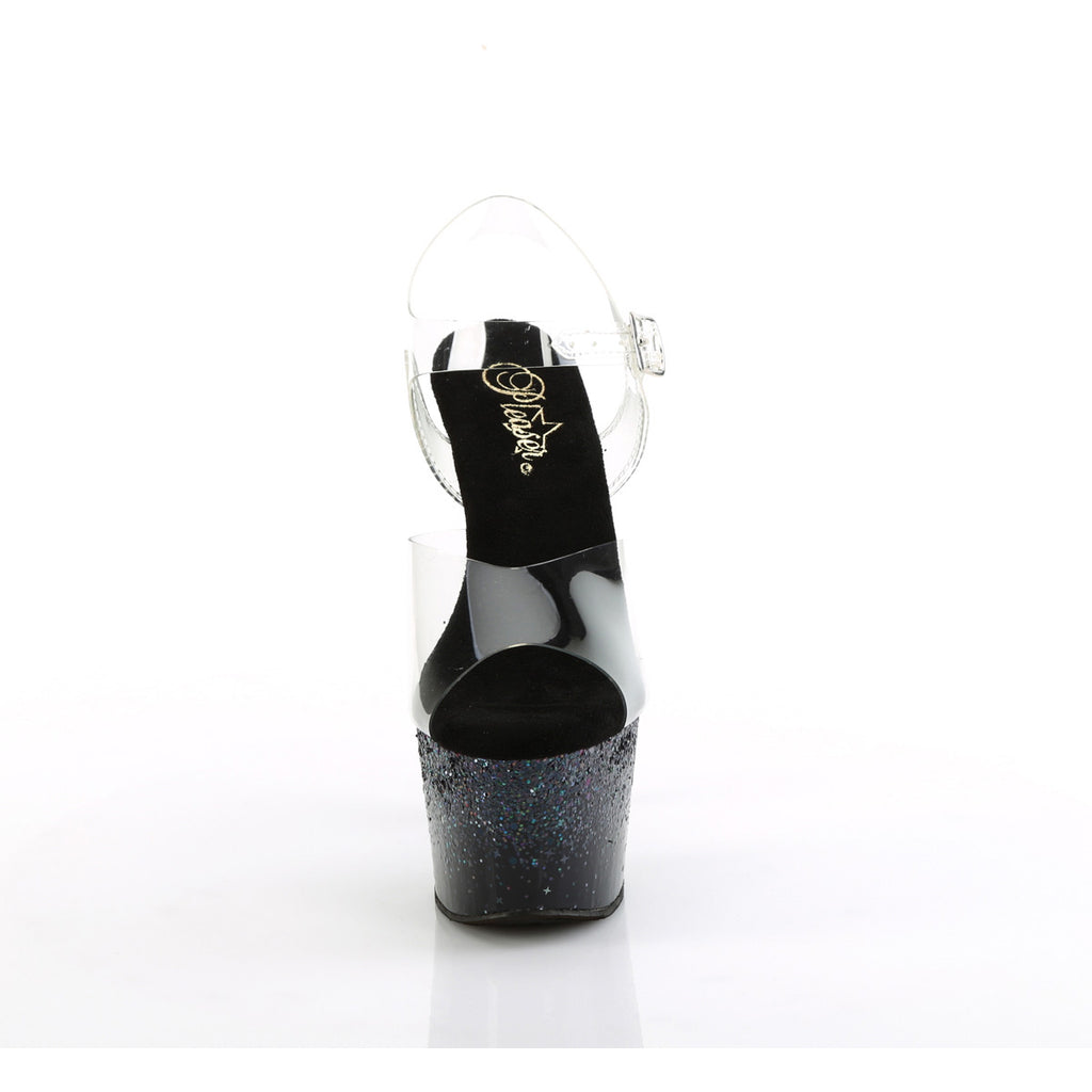 7" Heel, 2 3/4" Pf Ankle Strap Sandal Pleaser Pleaser ADORE/708SS
