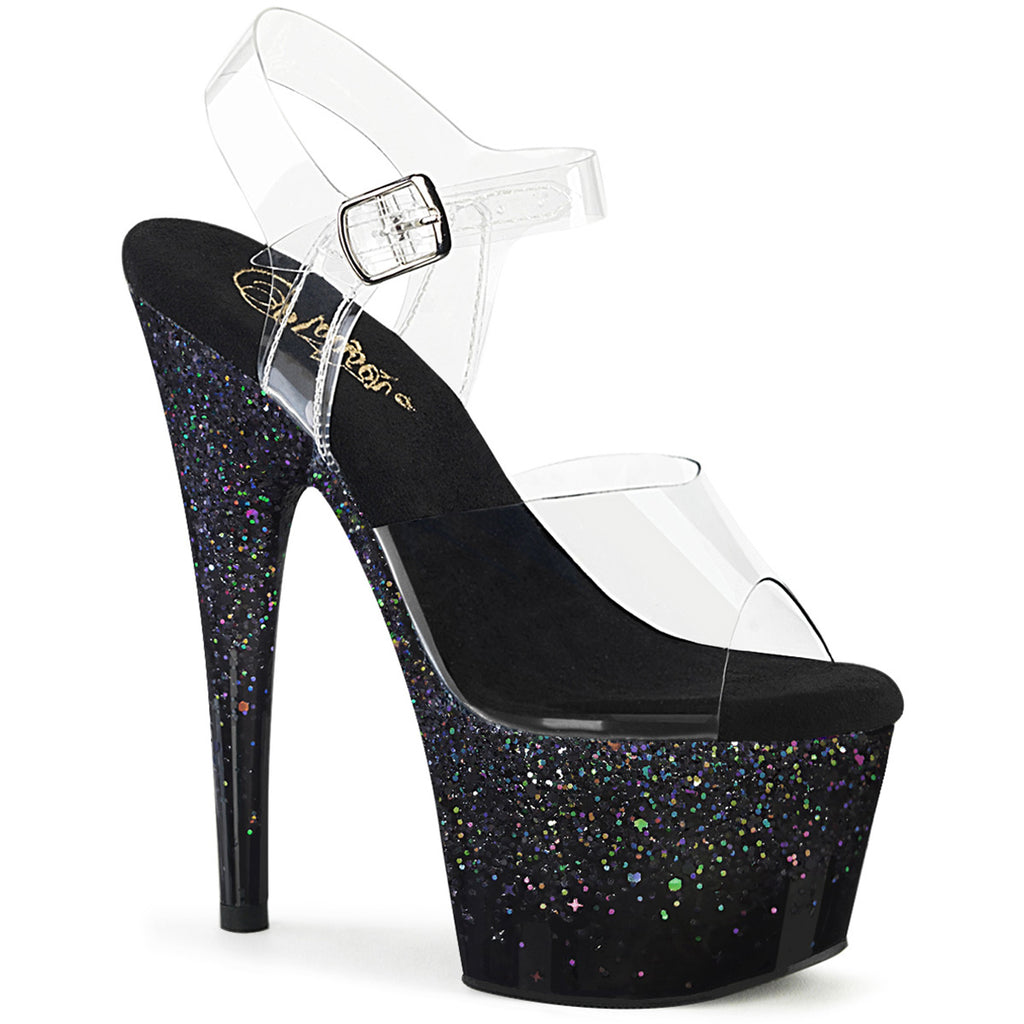 7" Heel, 2 3/4" Pf Ankle Strap Sandal Pleaser Pleaser ADORE/708SS