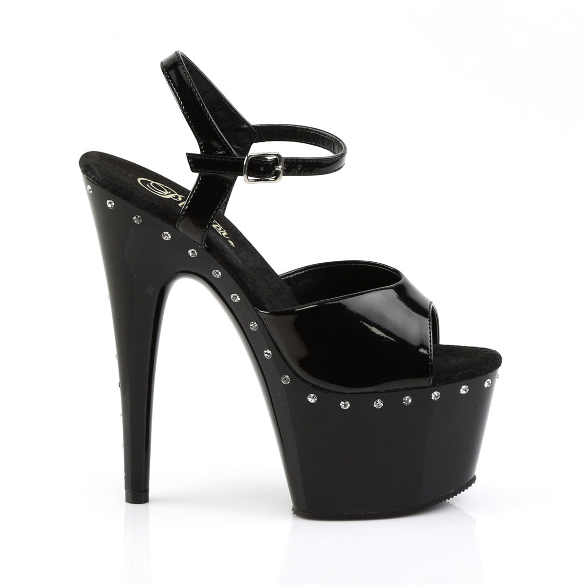 Bejeweled Platform Stilettos Ankle Strap Stripper High Heels Shoes Pleaser Pleaser ADORE/709LS