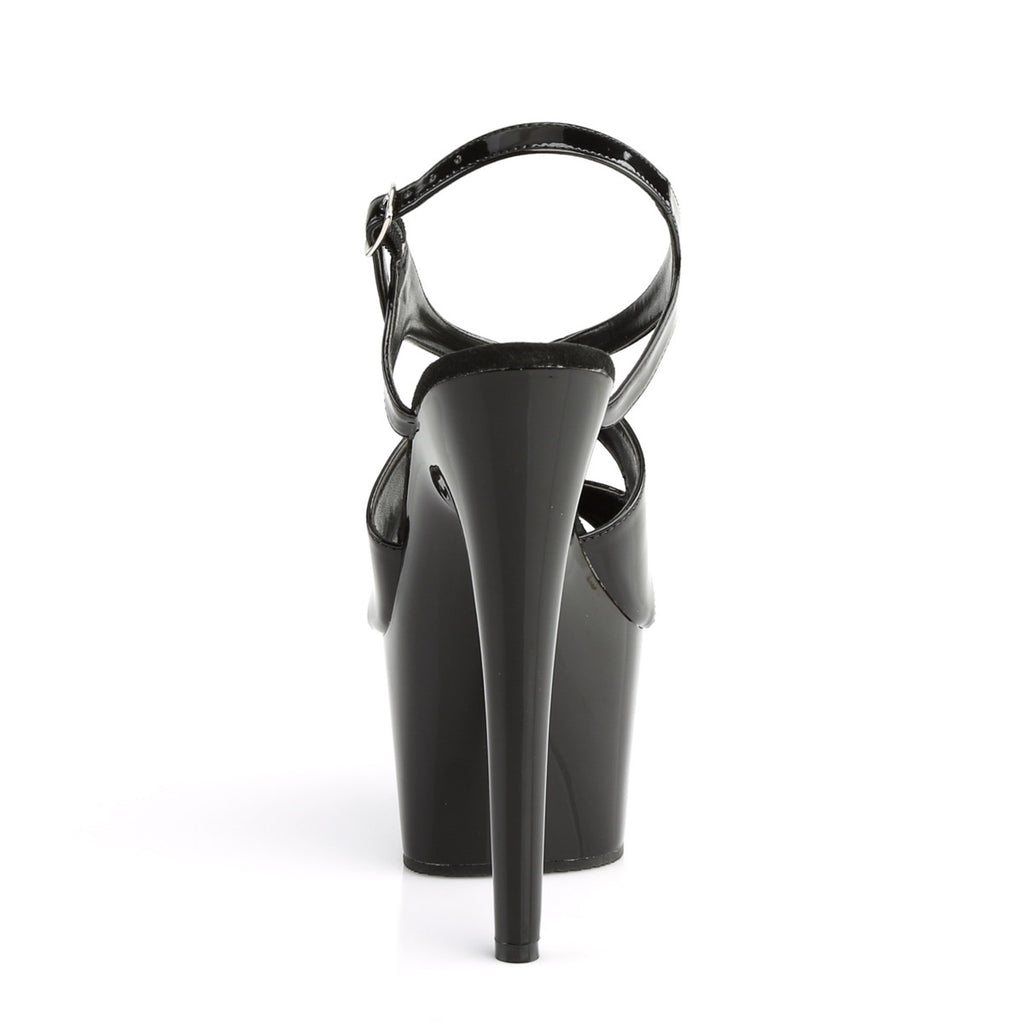 7" Heel, 2 3/4" PF Criss Cross Slingback Sandal Pleaser Pleaser ADORE/730