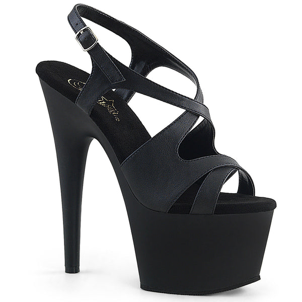 7" Heel, 2 3/4" PF Criss-Cross Sling Back Sandal Pleaser Pleaser ADORE/730
