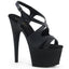7" Heel, 2 3/4" PF Criss-Cross Sling Back Sandal Pleaser Pleaser ADORE/730