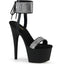 7" Heel, 2 3/4" Pf Lace-Up Back Ankle Cuff Sandal W/Rs Pleaser Pleaser ADORE/770