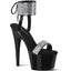 7" Heel, 2 3/4" Pf Lace-Up Back Ankle Cuff Sandal W/Rs Pleaser Pleaser ADORE/770