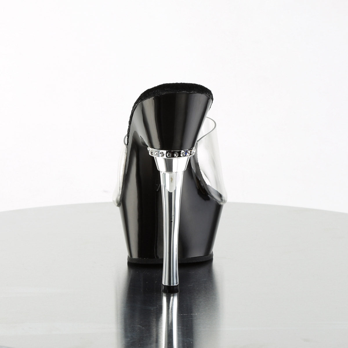 Sexy Platform Stiletto Clear Upper Sandal Mule High Heels Shoes Pleaser Pleaser ALLURE/601