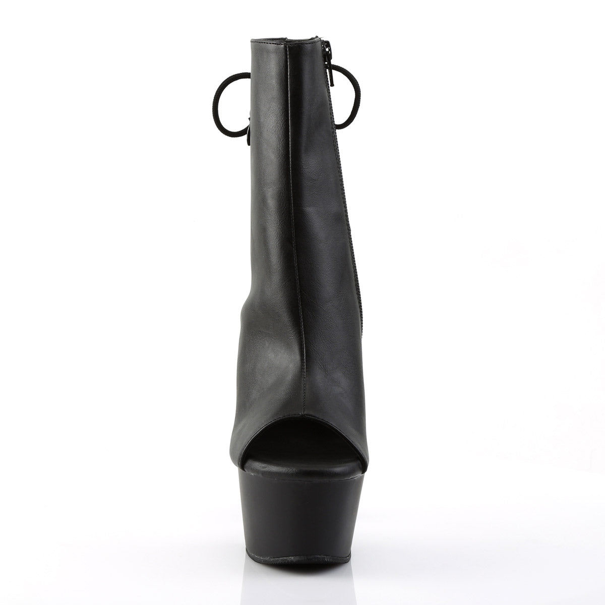 6" Heel, 2 1/4" Pf Open Toe/heel Ankle Boot, Side Zip Pleaser Pleaser ASPIRE/1018