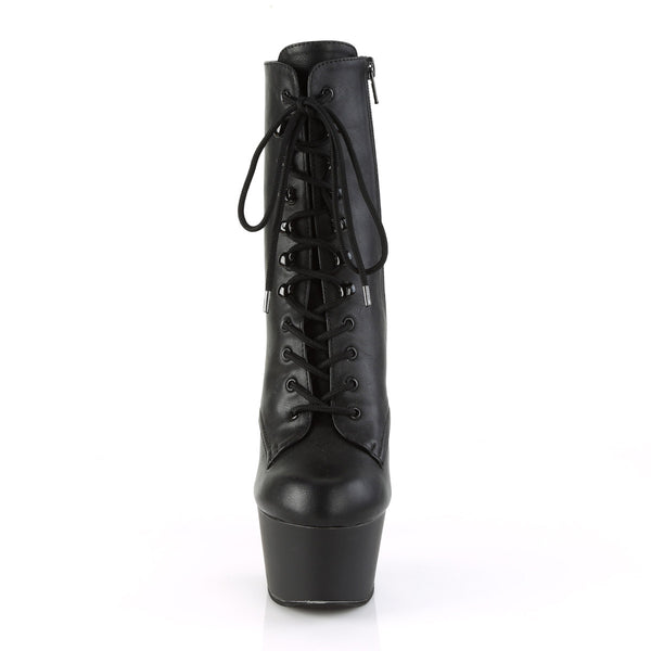 6" Heel, 2 1/4" PF Lace-Up Ankle BT, Side Zip Pleaser Pleaser ASPIRE/1020