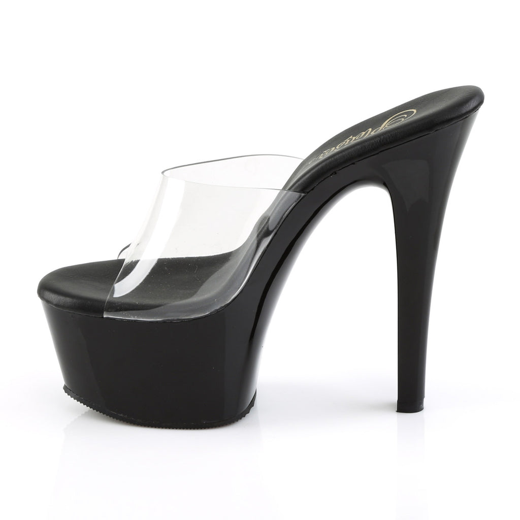 6" Heel, 2 1/4" Pf Vegan Friendly Slide Pleaser Pleaser ASPIRE/601