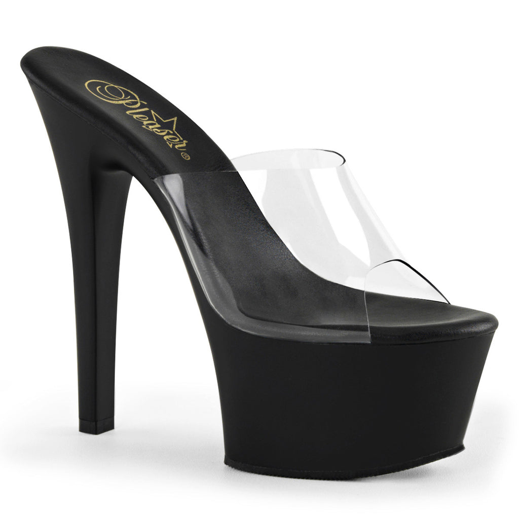 6" Heel, 2 1/4" Pf Vegan Friendly Slide Pleaser Pleaser ASPIRE/601