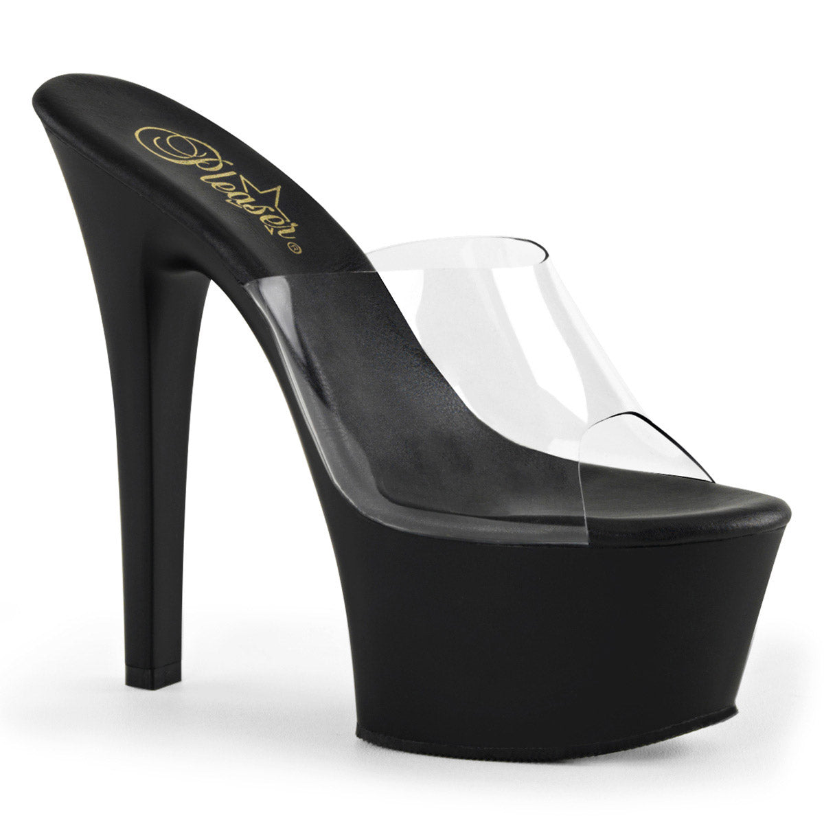6" Heel, 2 1/4" Pf Vegan Friendly Slide Pleaser Pleaser ASPIRE/601