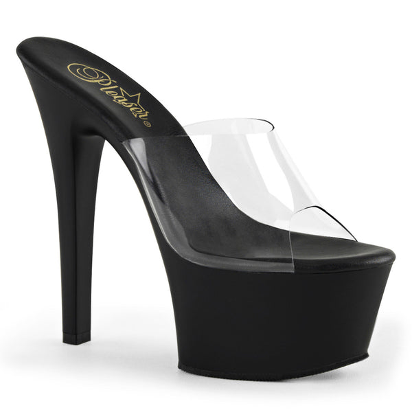 6" Heel, 2 1/4" Pf Vegan Friendly Slide Pleaser Pleaser ASPIRE/601