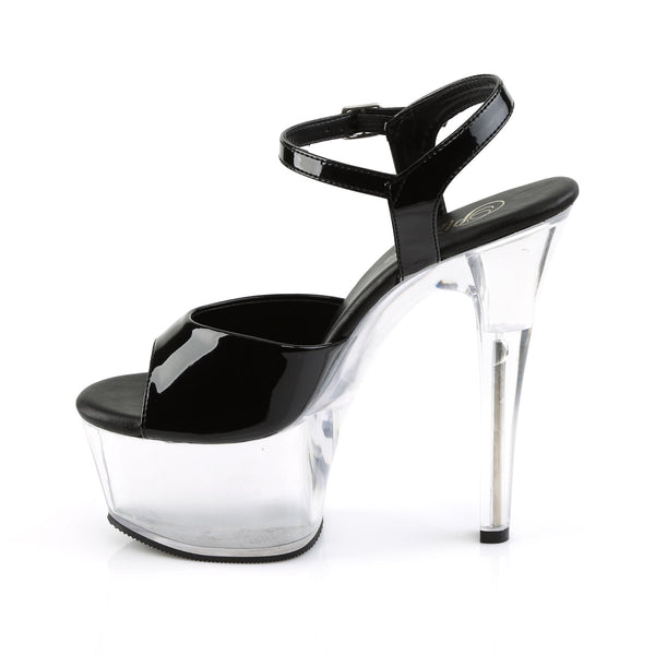 6" Heel, 2 1/4" Pf Vegan Friendly Ankle Strap Sandal Pleaser Pleaser ASPIRE/609