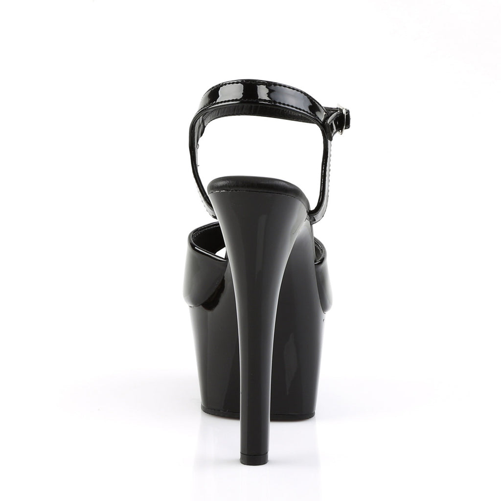 6" Heel, 2 1/4" Pf Vegan Friendly Ankle Strap Sandal Pleaser Pleaser ASPIRE/609