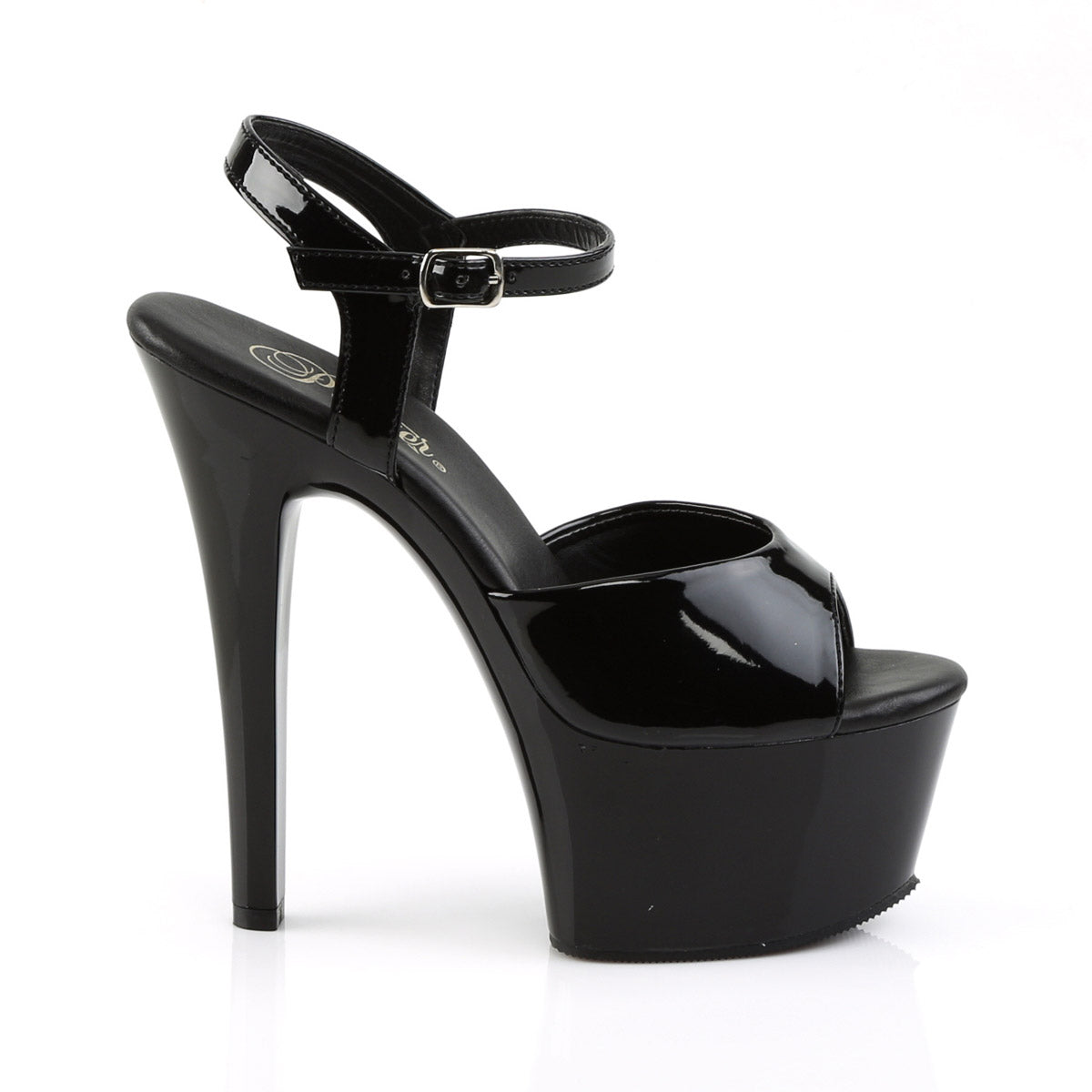6" Heel, 2 1/4" Pf Vegan Friendly Ankle Strap Sandal Pleaser Pleaser ASPIRE/609