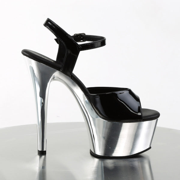 6" Heel, 2 1/4" Pf Vegan Friendly Ankle Strap Sandal Pleaser Pleaser ASPIRE/609