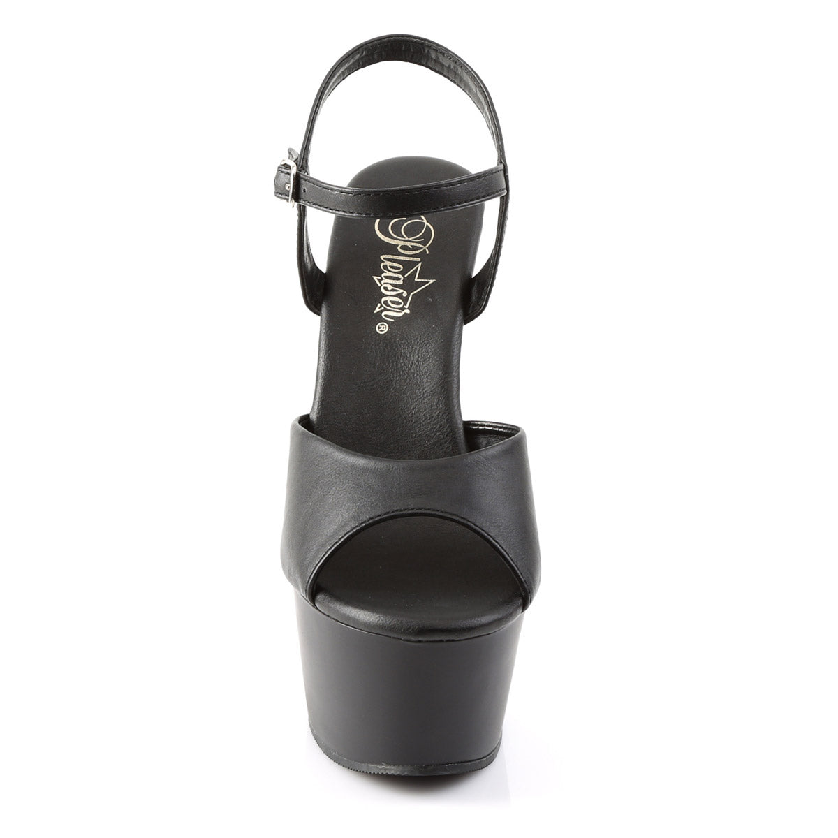 6" Heel, 2 1/4" Pf Vegan Friendly Ankle Strap Sandal Pleaser Pleaser ASPIRE/609