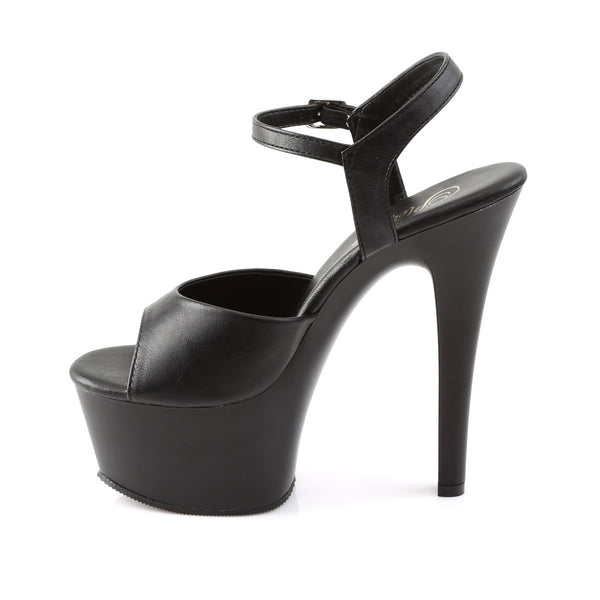 6" Heel, 2 1/4" Pf Vegan Friendly Ankle Strap Sandal Pleaser Pleaser ASPIRE/609