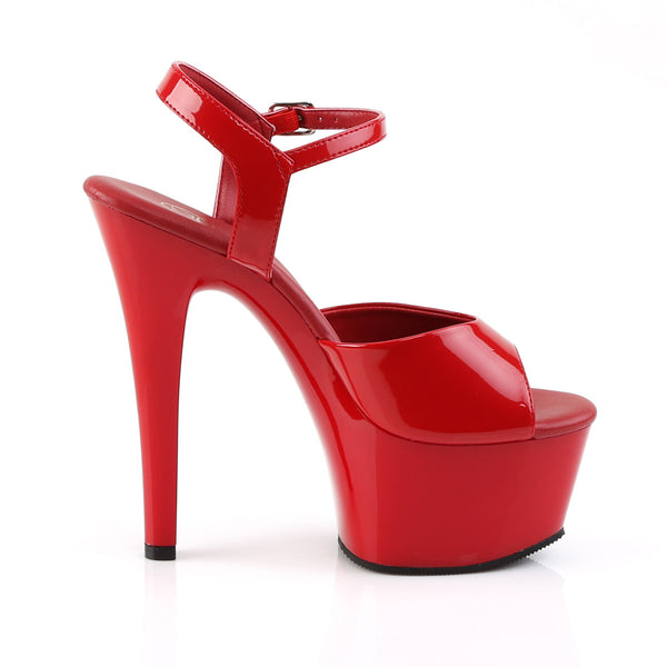 6" Heel, 2 1/4" Pf Vegan Friendly Ankle Strap Sandal Pleaser Pleaser ASPIRE/609